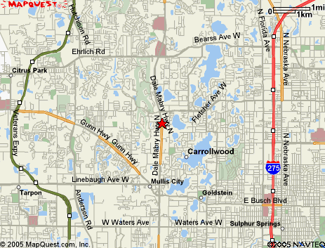 Map of the area our 33688 locksmiths service